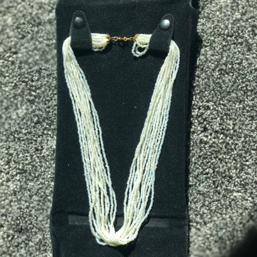 Ivory beaded necklace